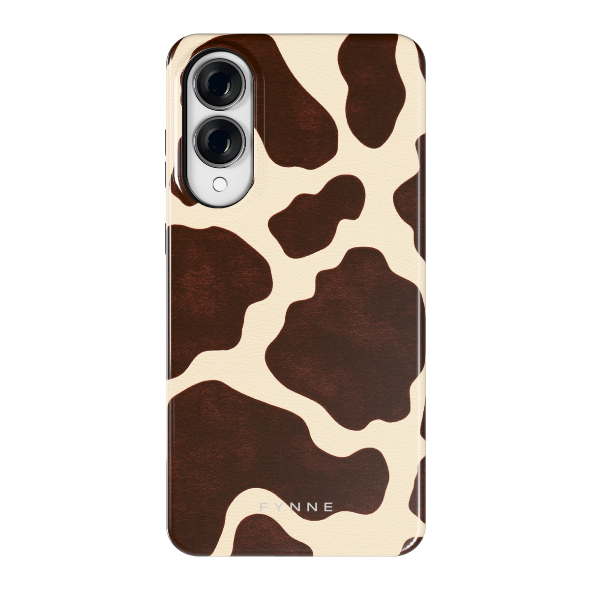 Chocolade Koeienprint hoesje voor Galaxy S25 Edge, achterkant