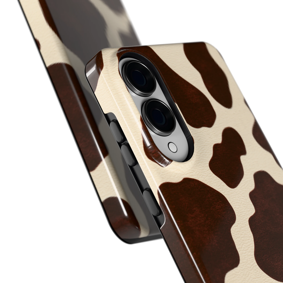 Chocolade Koeienprint hoesje voor Galaxy S25 Edge, close-up