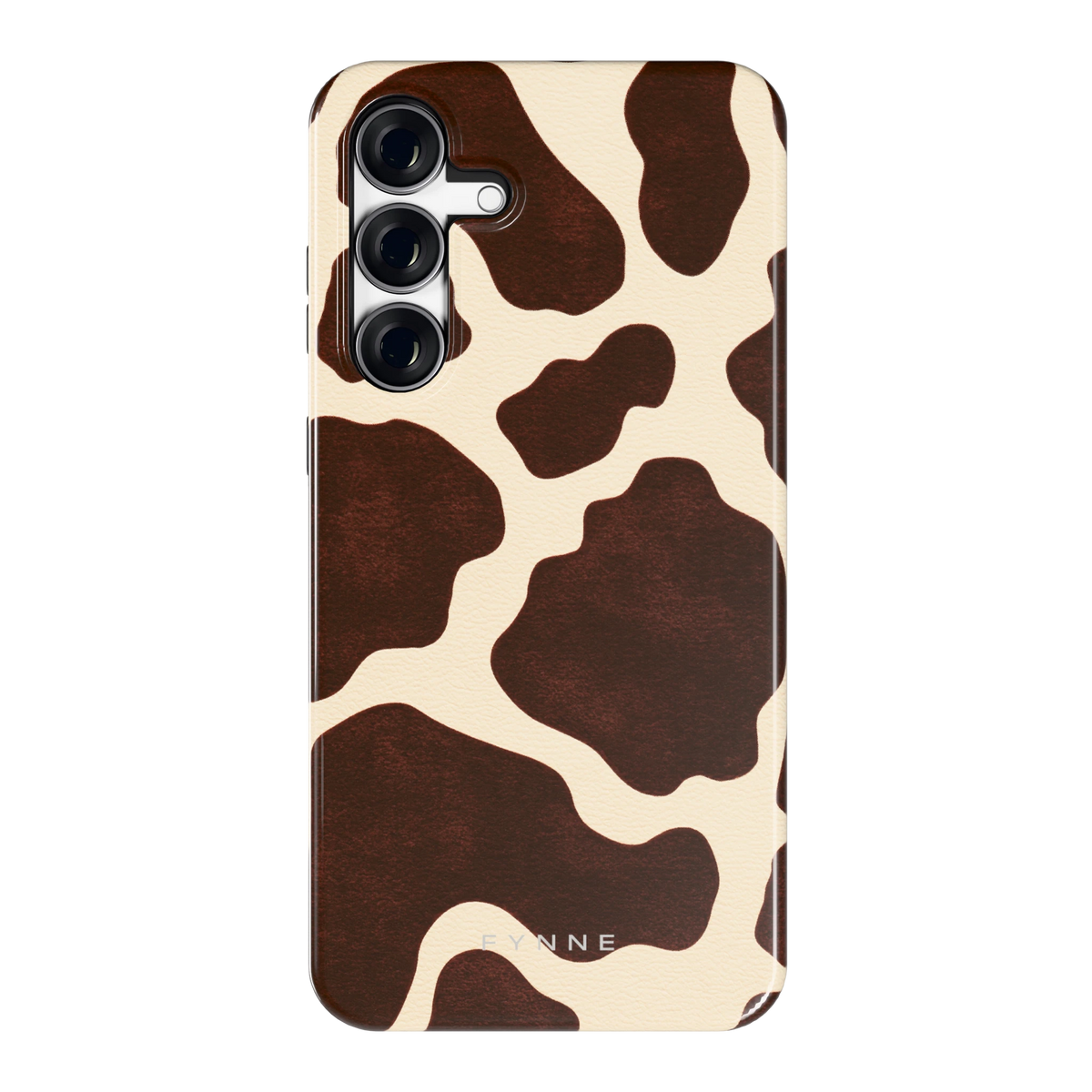 Chocolade Koeienprint hoesje voor Galaxy S25 FE, achterkant