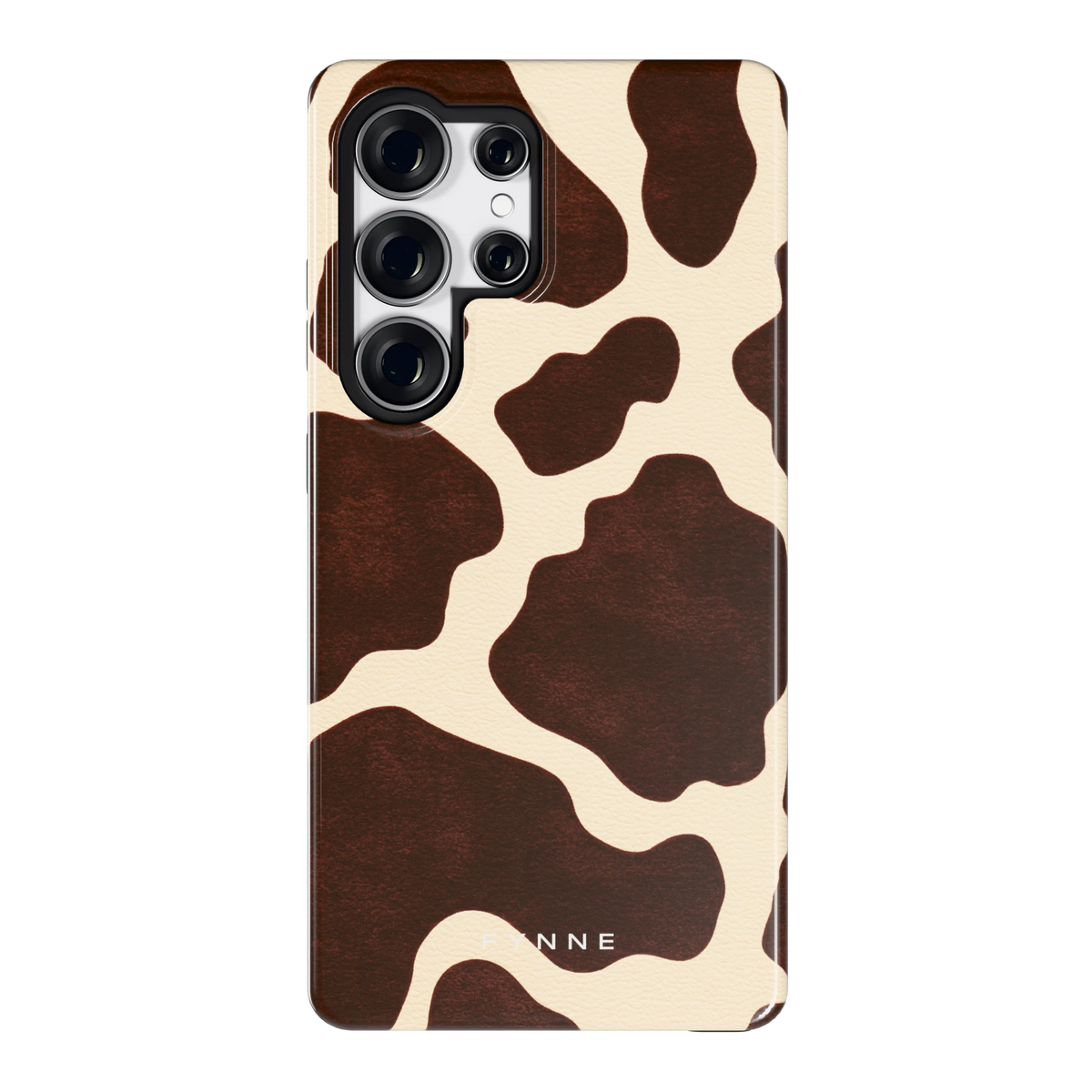 Chocolade Koeienprint hoesje voor Galaxy S25 Ultra, achterkant