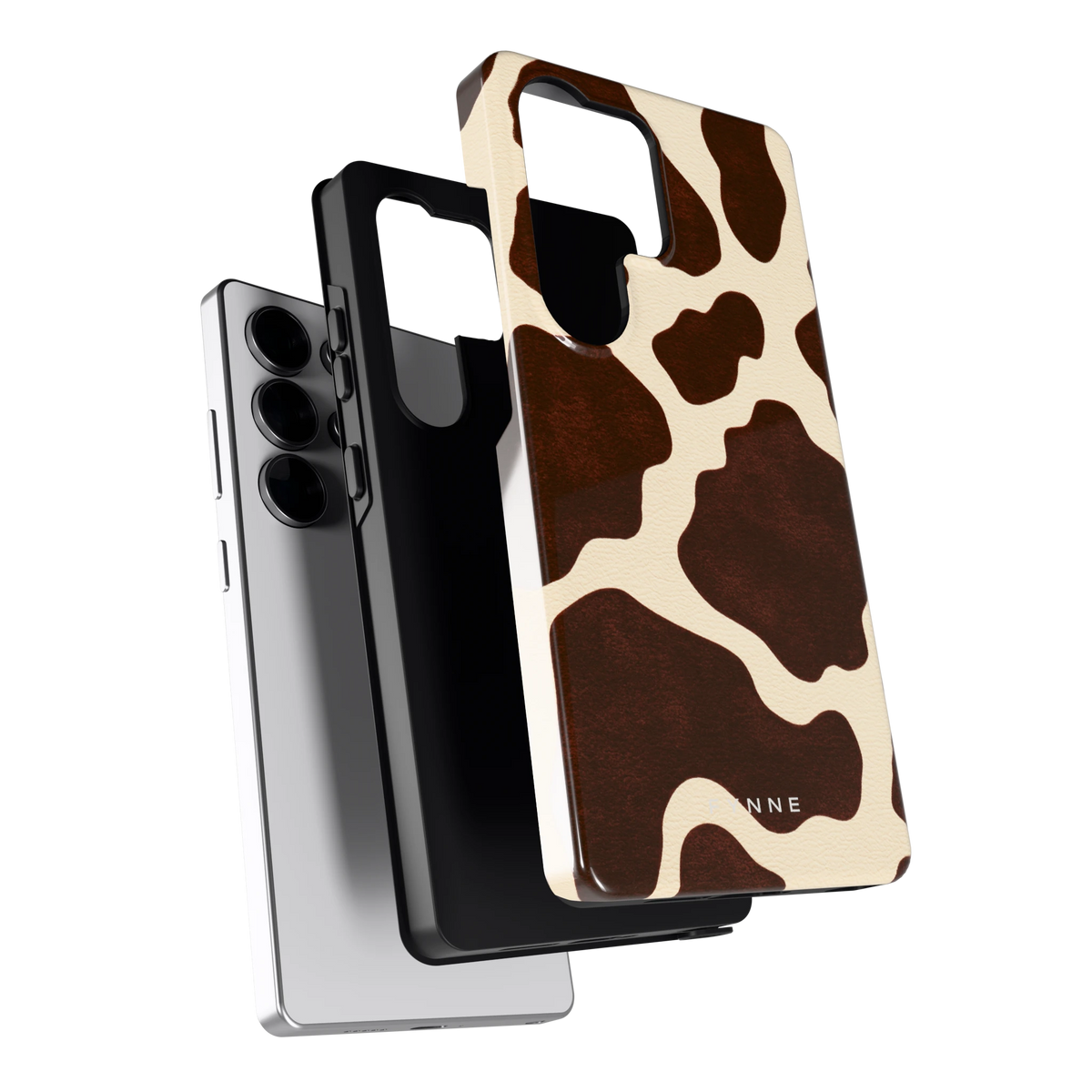 Chocolade Koeienprint hoesje voor Galaxy S25 Ultra, los van de telefoon