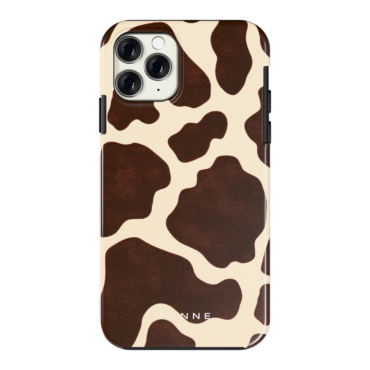 Chocolade Koeienprint hoesje voor iPhone 11 Pro, achterkant