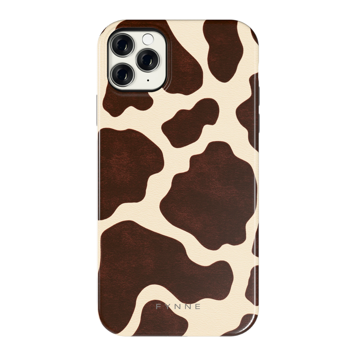 Chocolade Koeienprint hoesje voor iPhone 11 Pro Max, achterkant