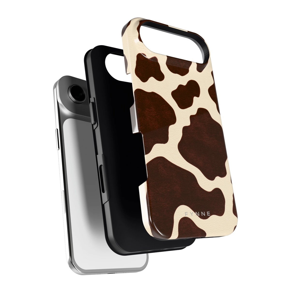 Chocolade Koeienprint hoesje voor iPhone Air, los van de telefoon