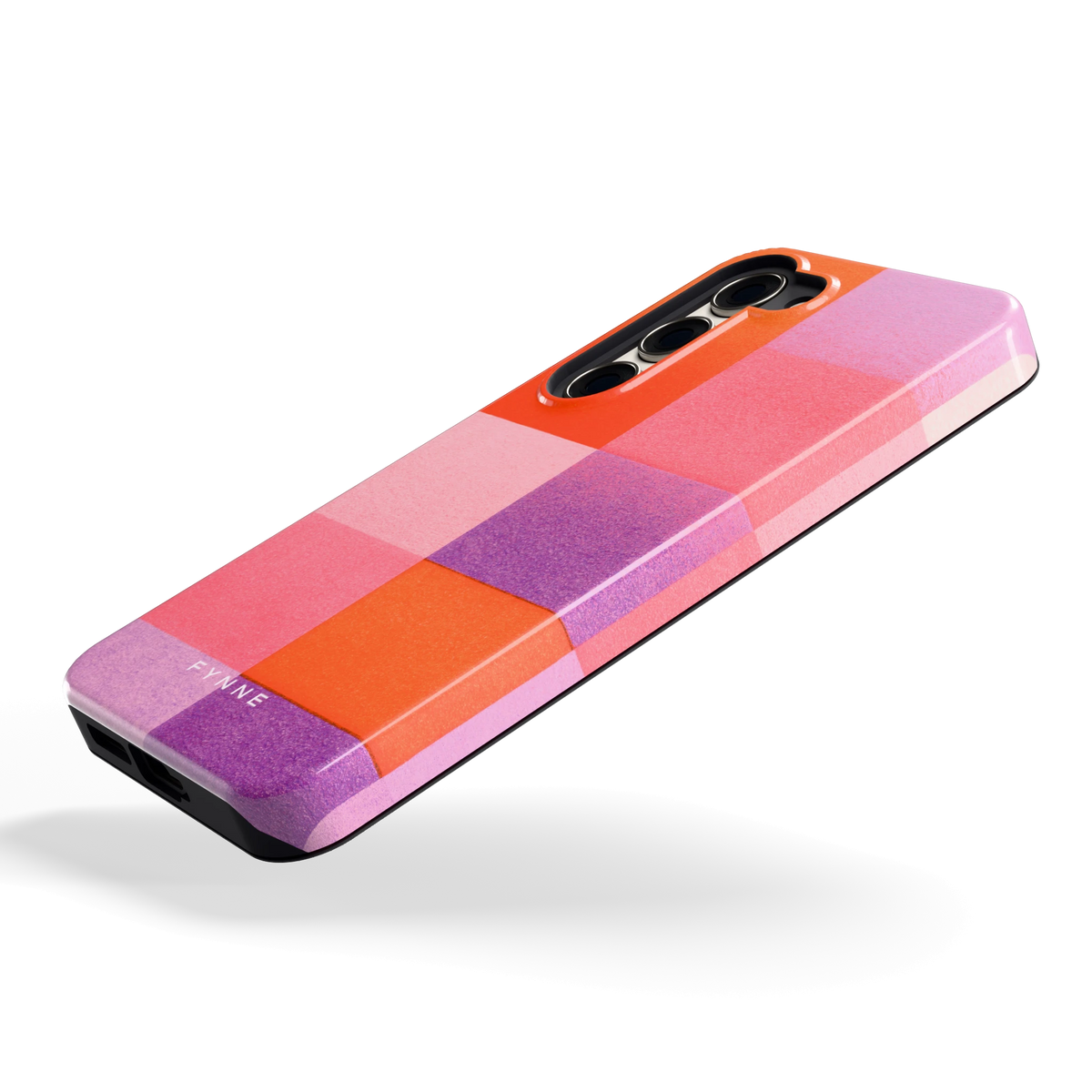 Kleurvlakken Korrel hoesje voor Galaxy S23, schuin