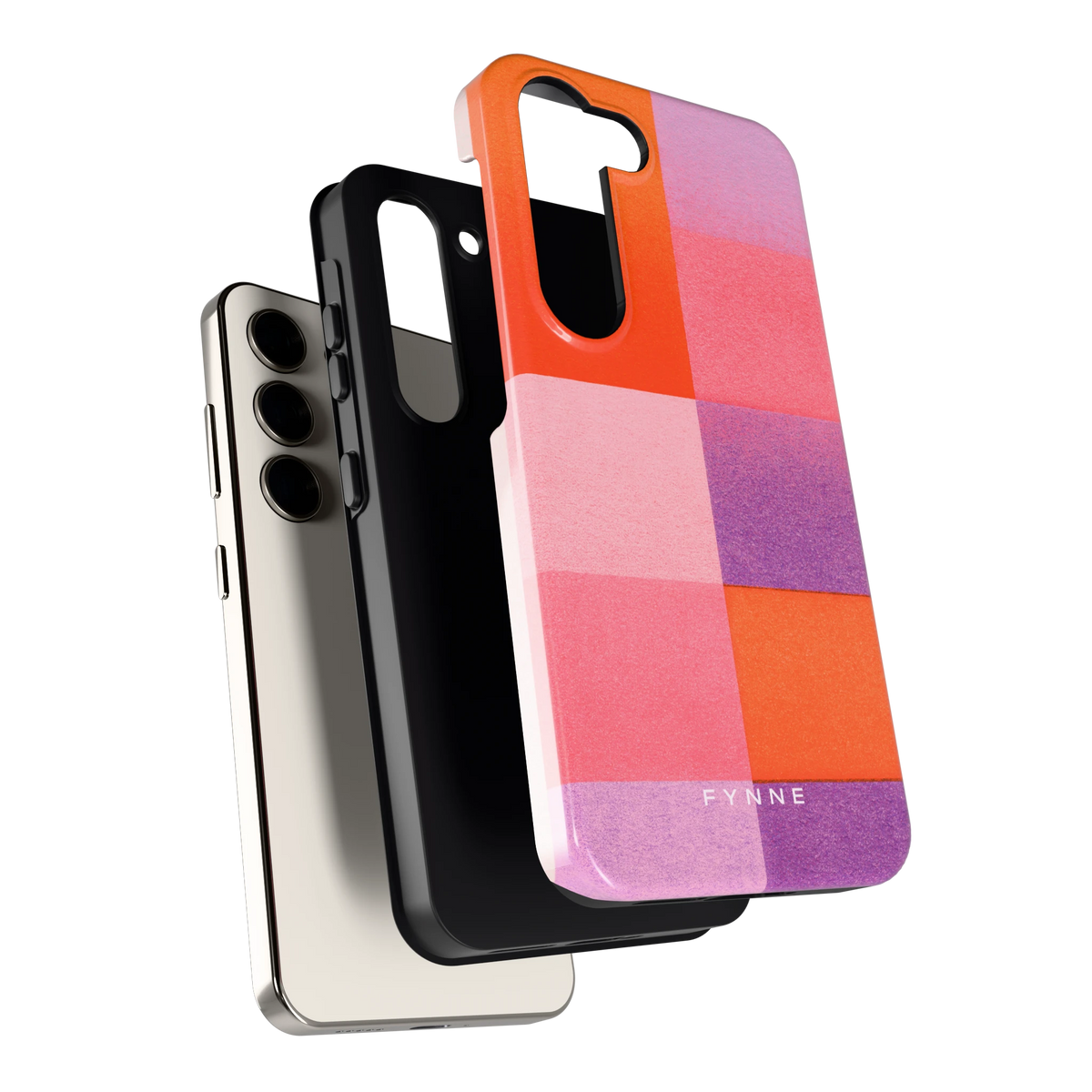 Kleurvlakken Korrel hoesje voor Galaxy S23, los van de telefoon