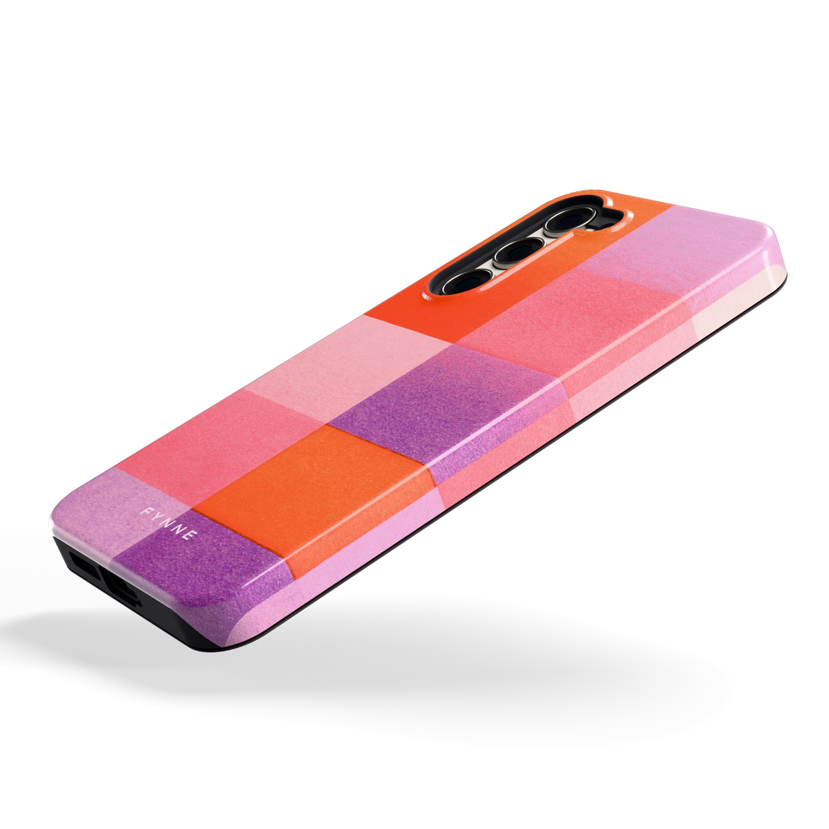 Kleurvlakken Korrel hoesje voor Galaxy S23+, schuin
