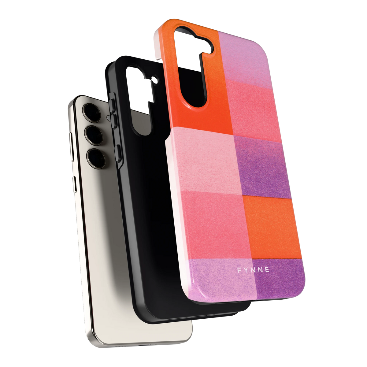 Kleurvlakken Korrel hoesje voor Galaxy S23+, los van de telefoon