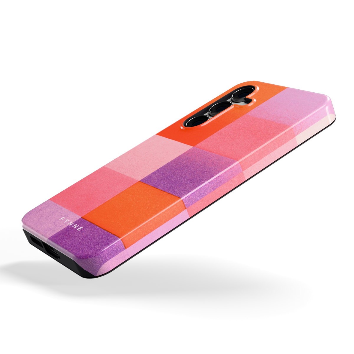 Kleurvlakken Korrel hoesje voor Galaxy S24 FE, schuin