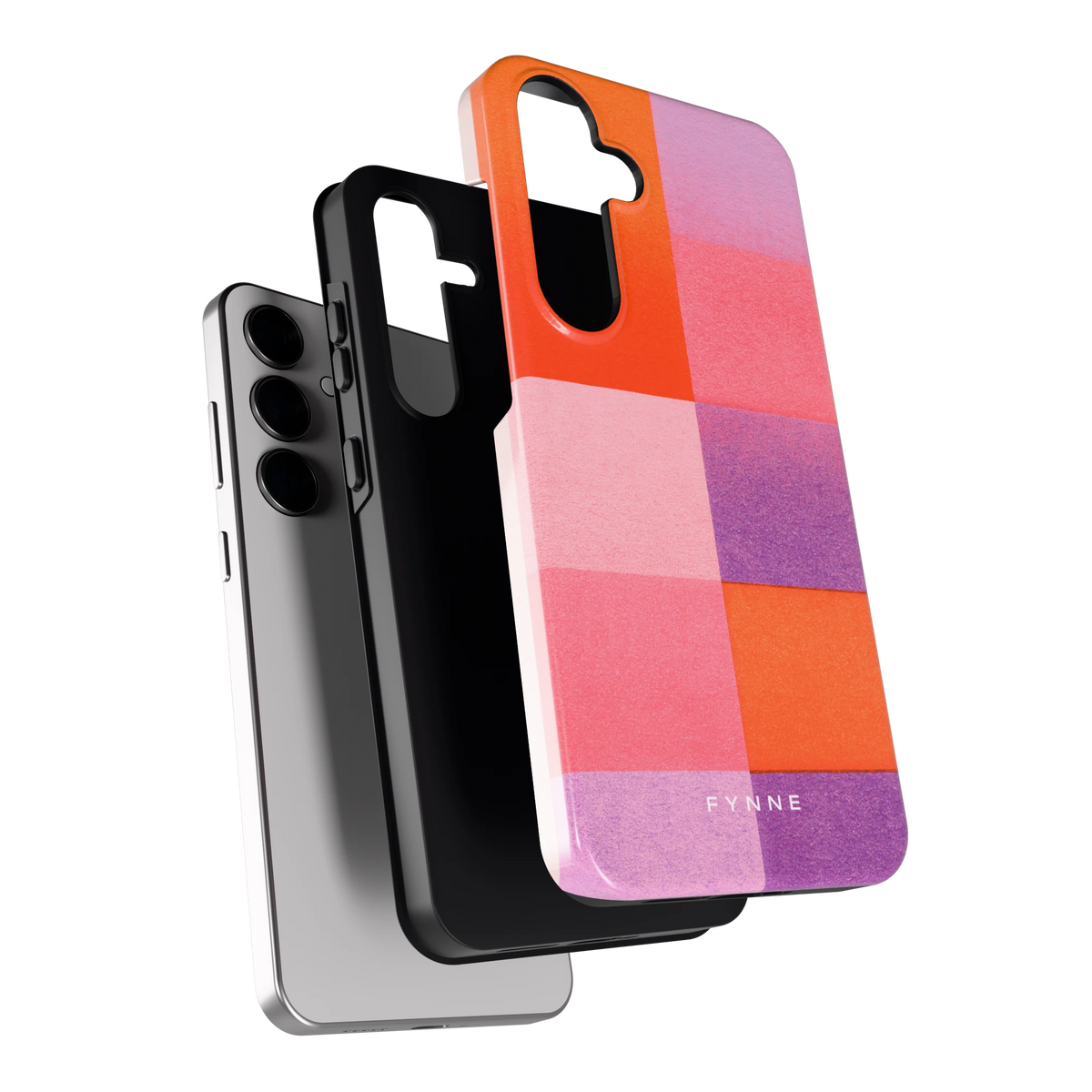 Kleurvlakken Korrel hoesje voor Galaxy S24+, los van de telefoon