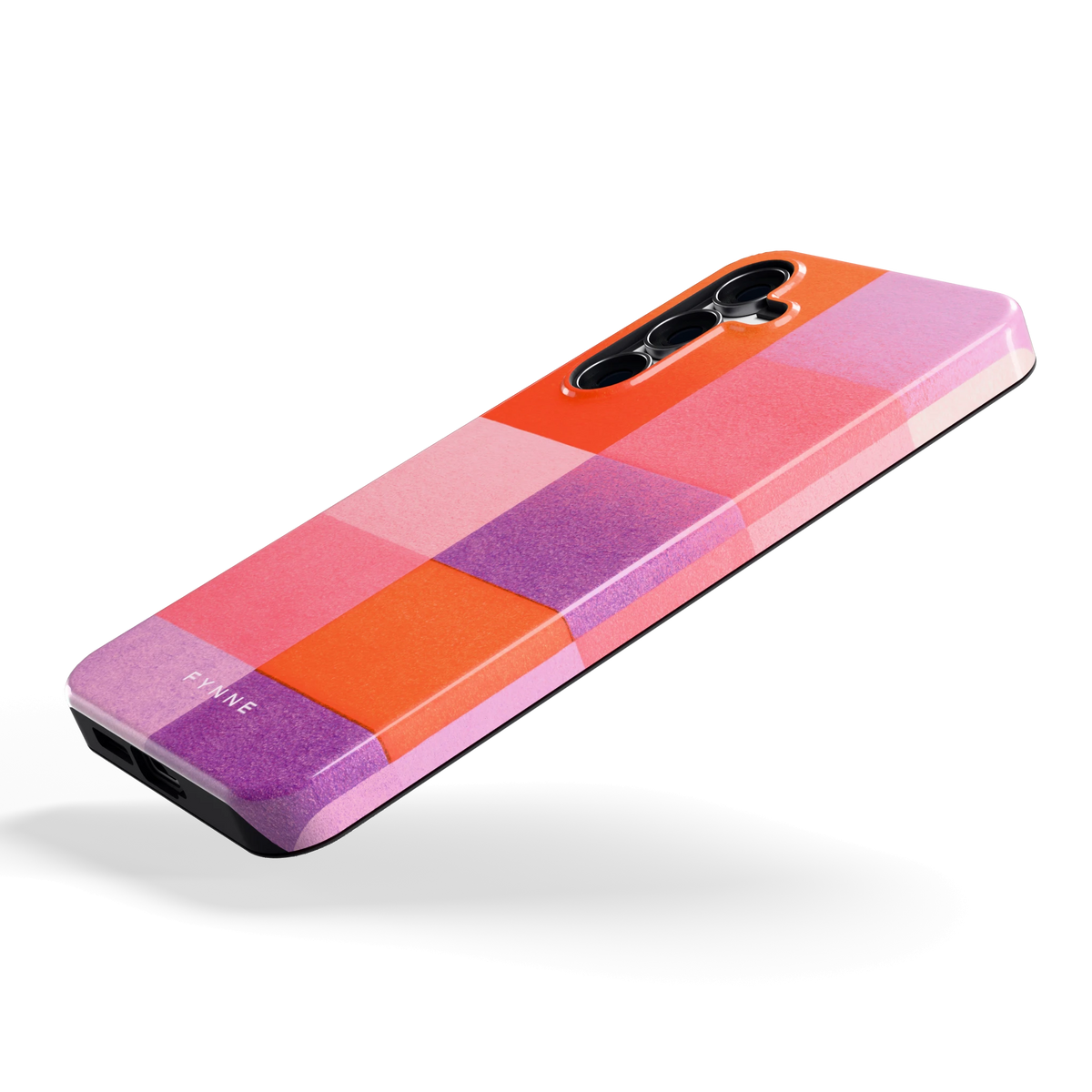 Kleurvlakken Korrel hoesje voor Galaxy S25 FE, schuin