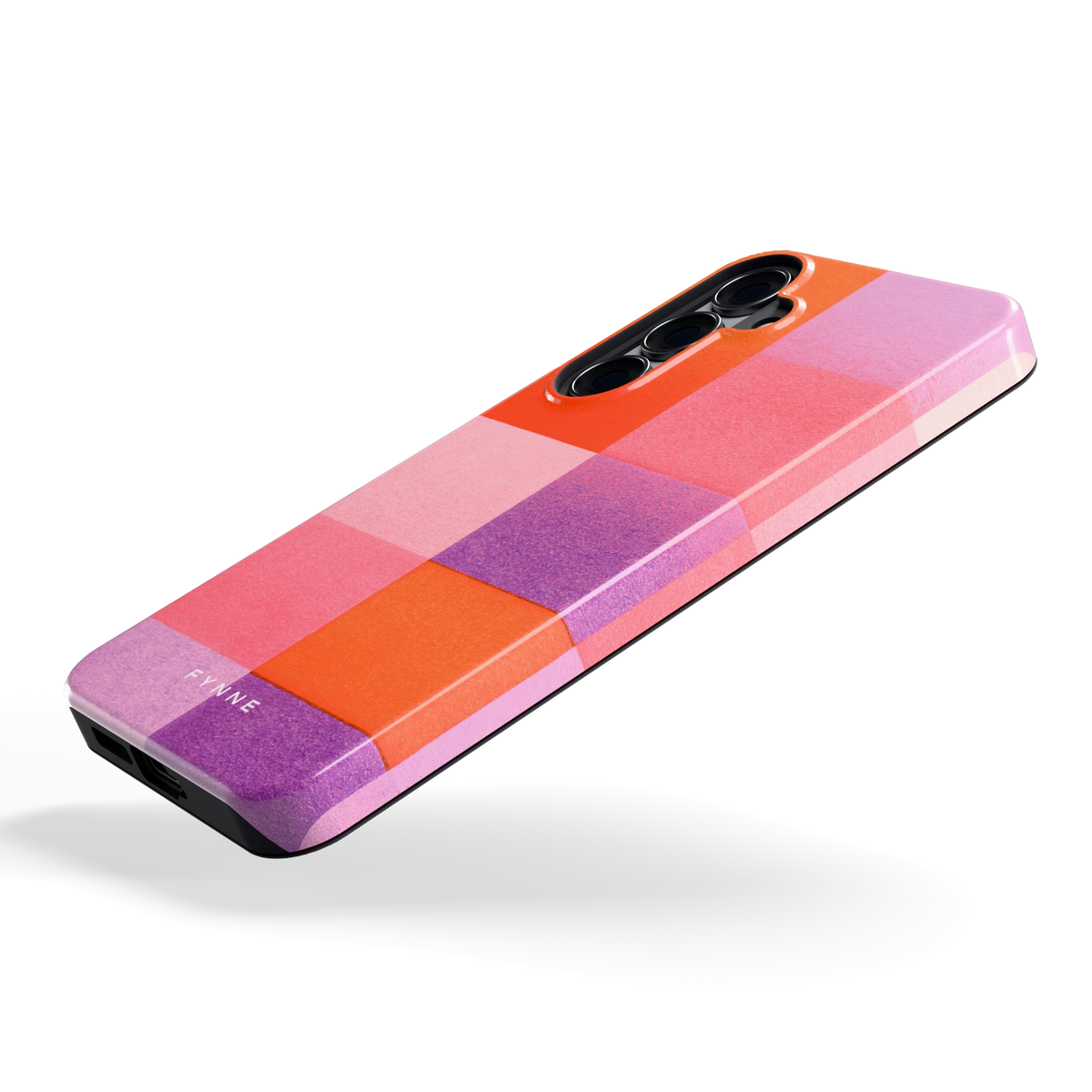 Kleurvlakken Korrel hoesje voor Galaxy S25+, schuin