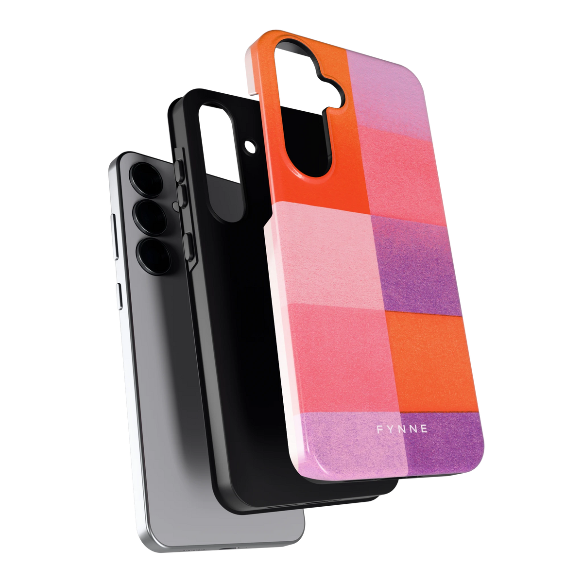 Kleurvlakken Korrel hoesje voor Galaxy S25+, los van de telefoon