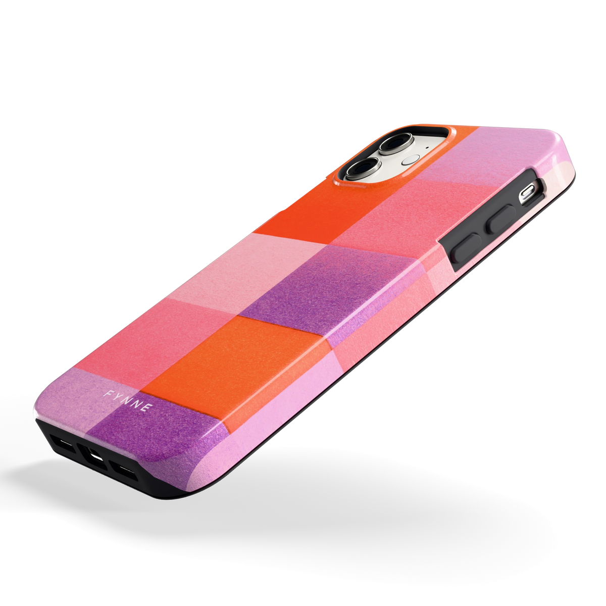 Kleurvlakken Korrel hoesje voor iPhone 11, schuin