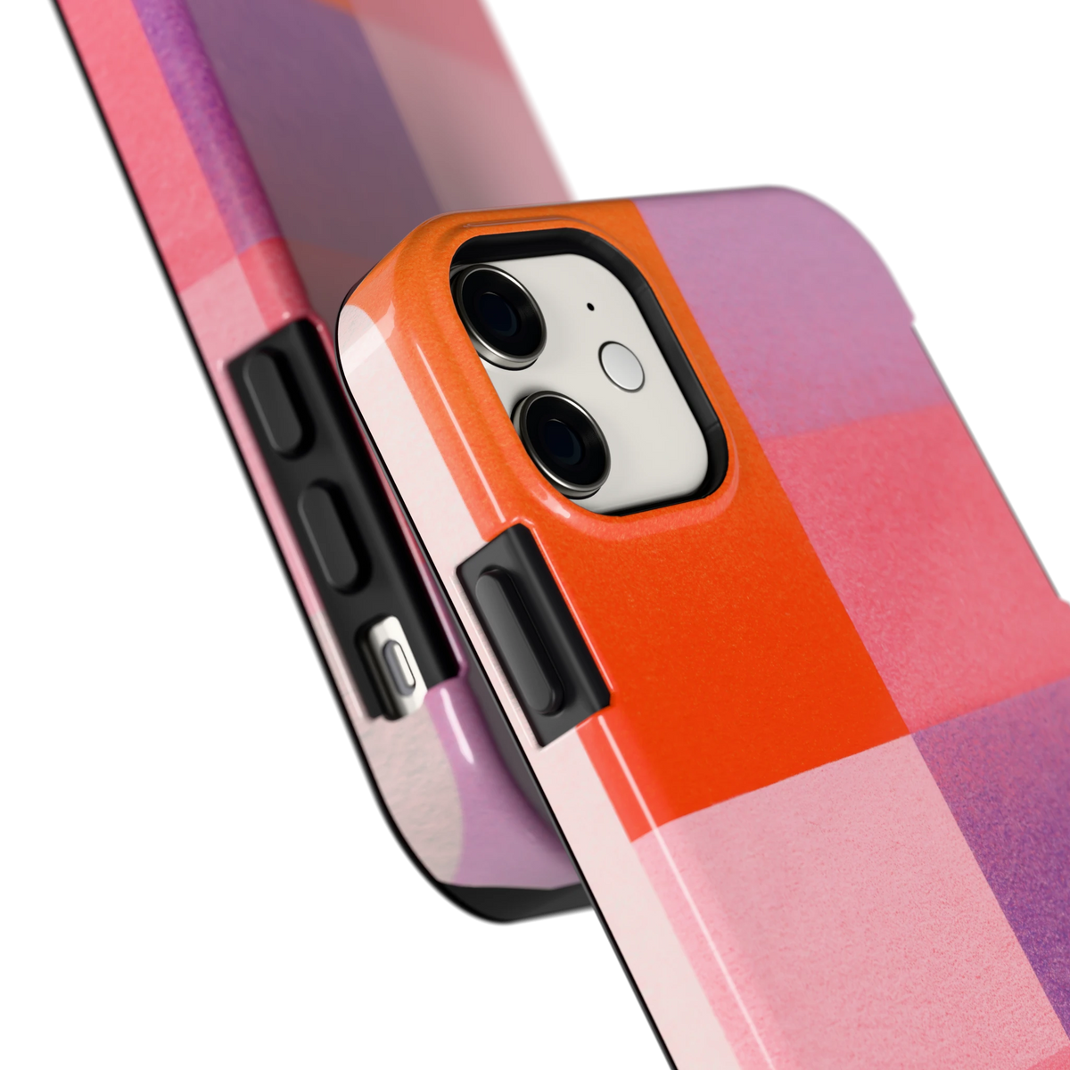 Kleurvlakken Korrel hoesje voor iPhone 11, close-up