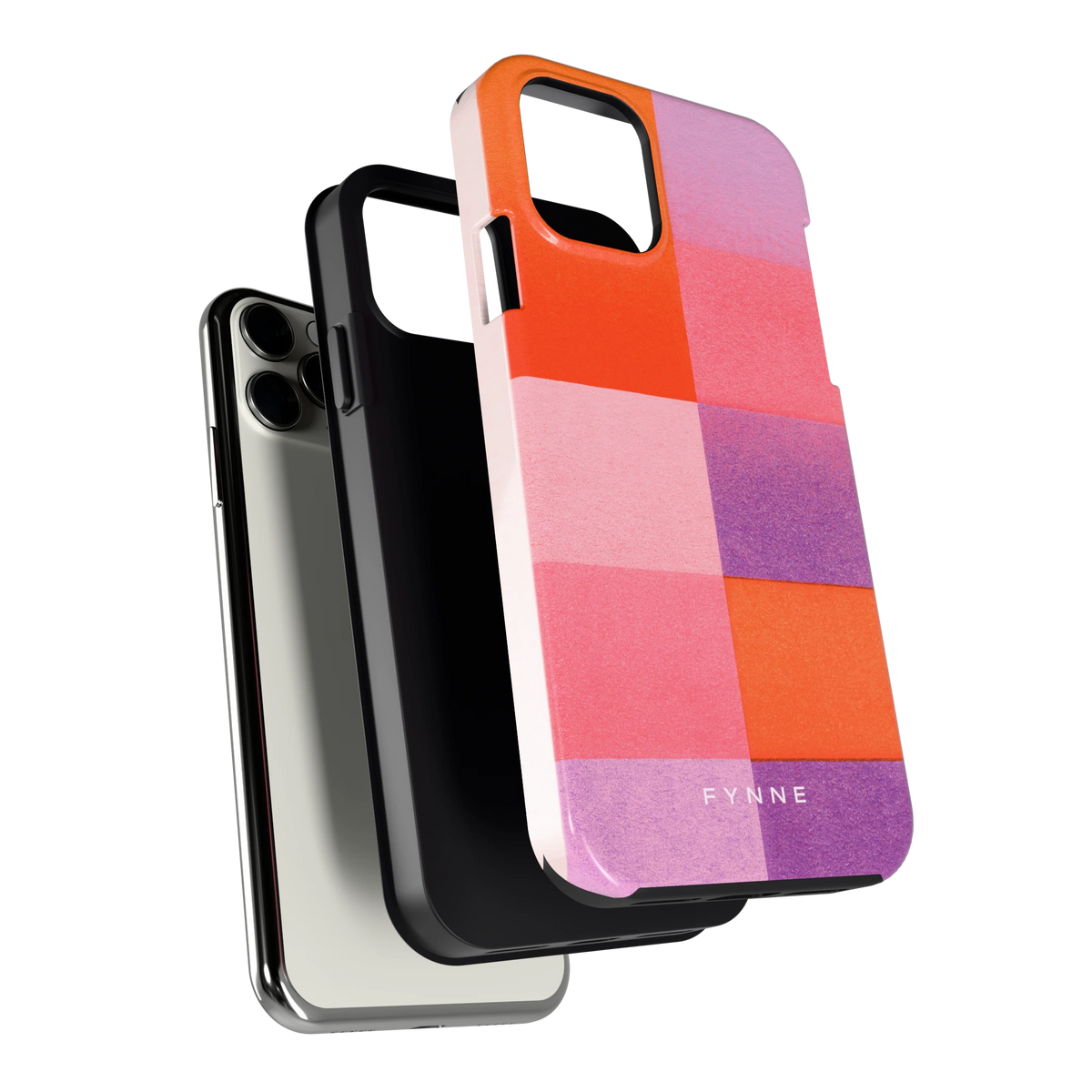 Kleurvlakken Korrel hoesje voor iPhone 11 Pro, los van de telefoon