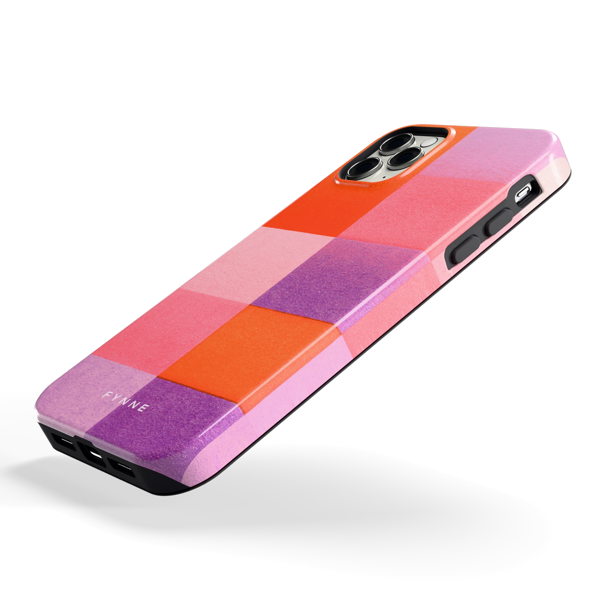 Kleurvlakken Korrel hoesje voor iPhone 11 Pro Max, schuin