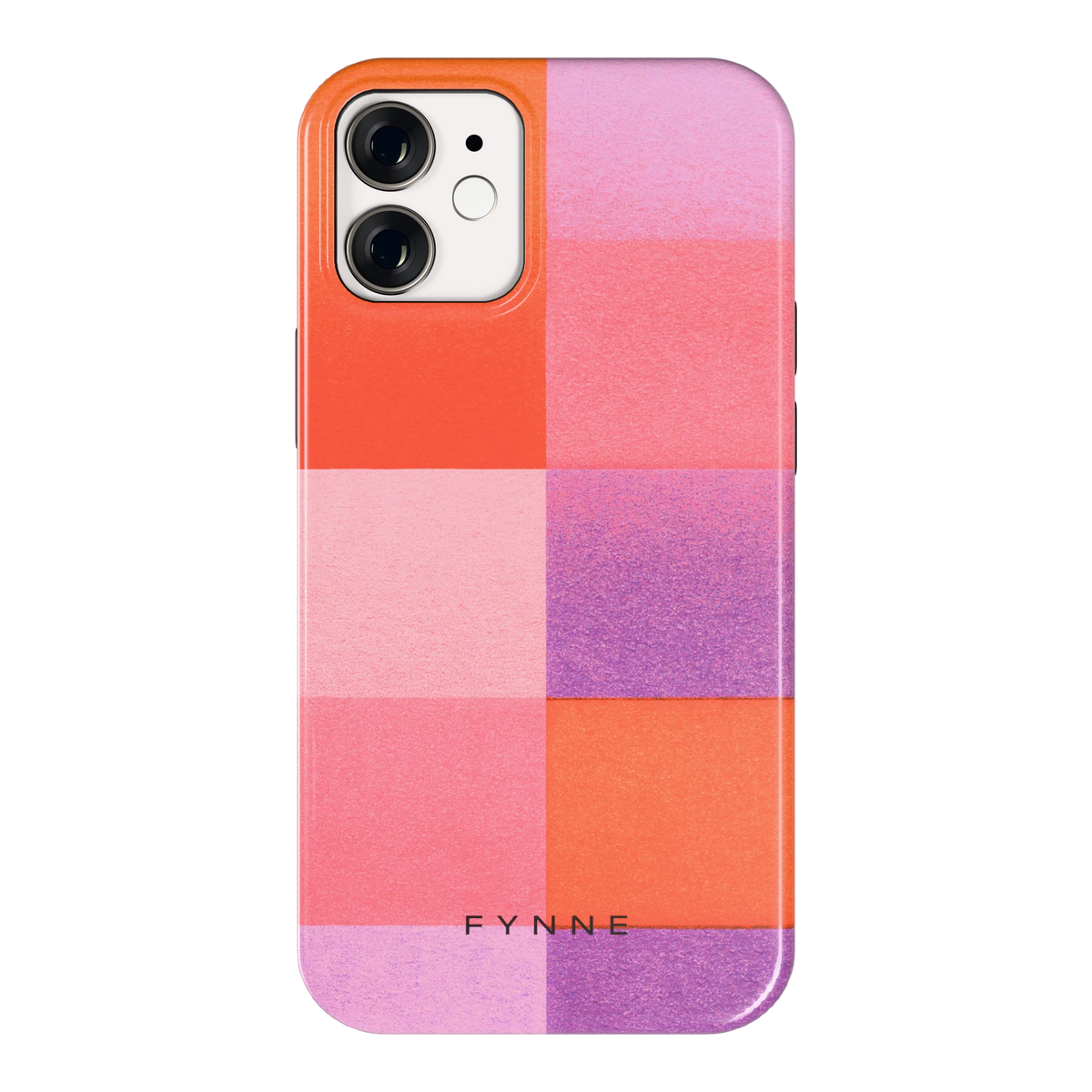 Kleurvlakken Korrel hoesje voor iPhone 12 mini, achterkant