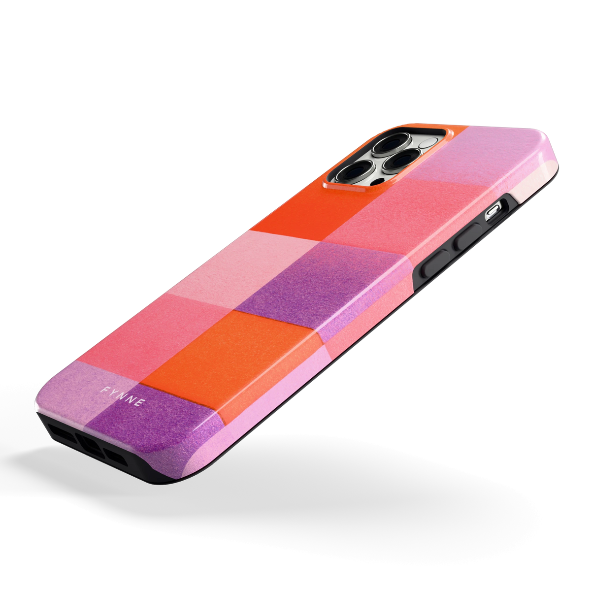 Kleurvlakken Korrel hoesje voor iPhone 12 Pro Max, schuin