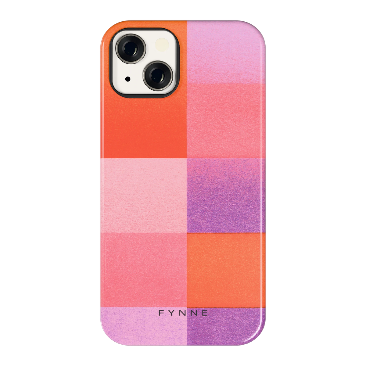 Kleurvlakken Korrel hoesje voor iPhone 13, achterkant