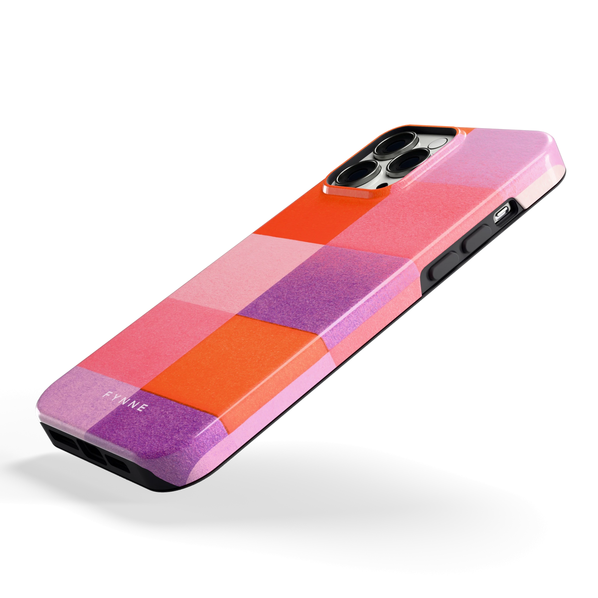 Kleurvlakken Korrel hoesje voor iPhone 13 Pro Max, schuin