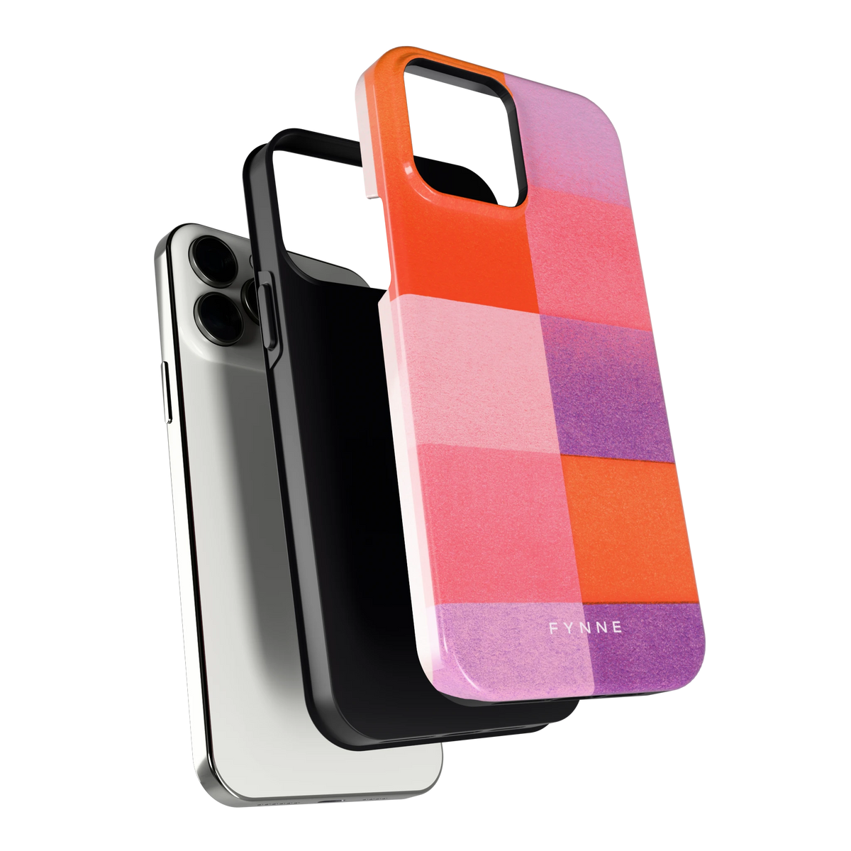 Kleurvlakken Korrel hoesje voor iPhone 13 Pro Max, los van de telefoon