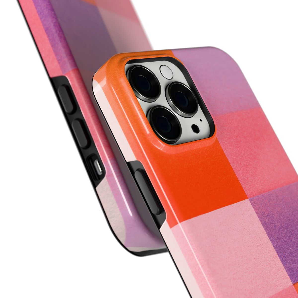 Kleurvlakken Korrel hoesje voor iPhone 13 Pro Max, close-up