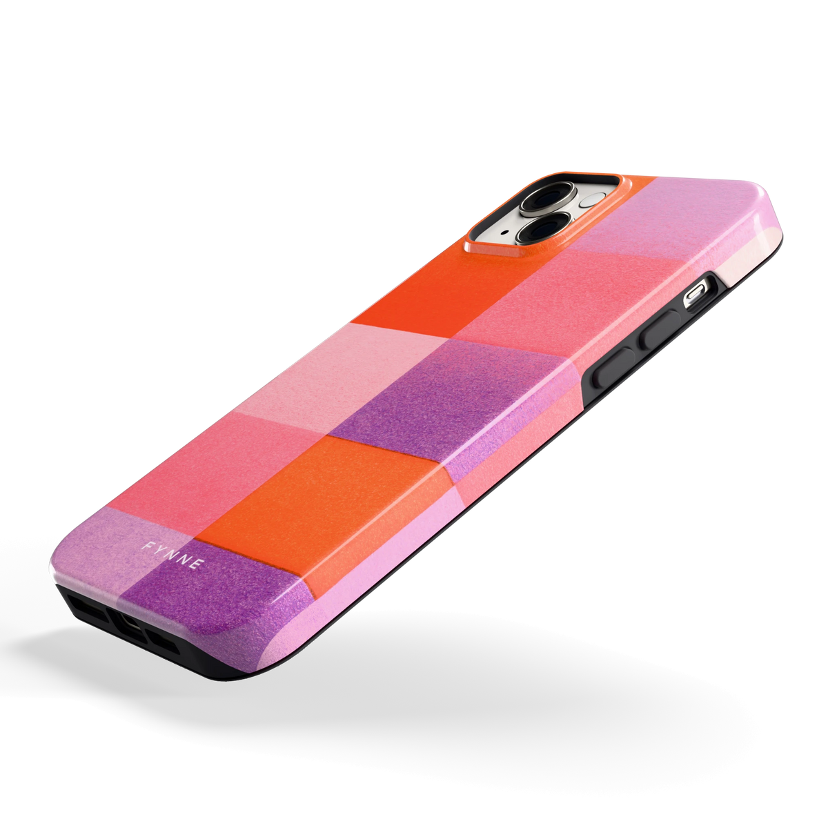 Kleurvlakken Korrel hoesje voor iPhone 14 Plus, schuin