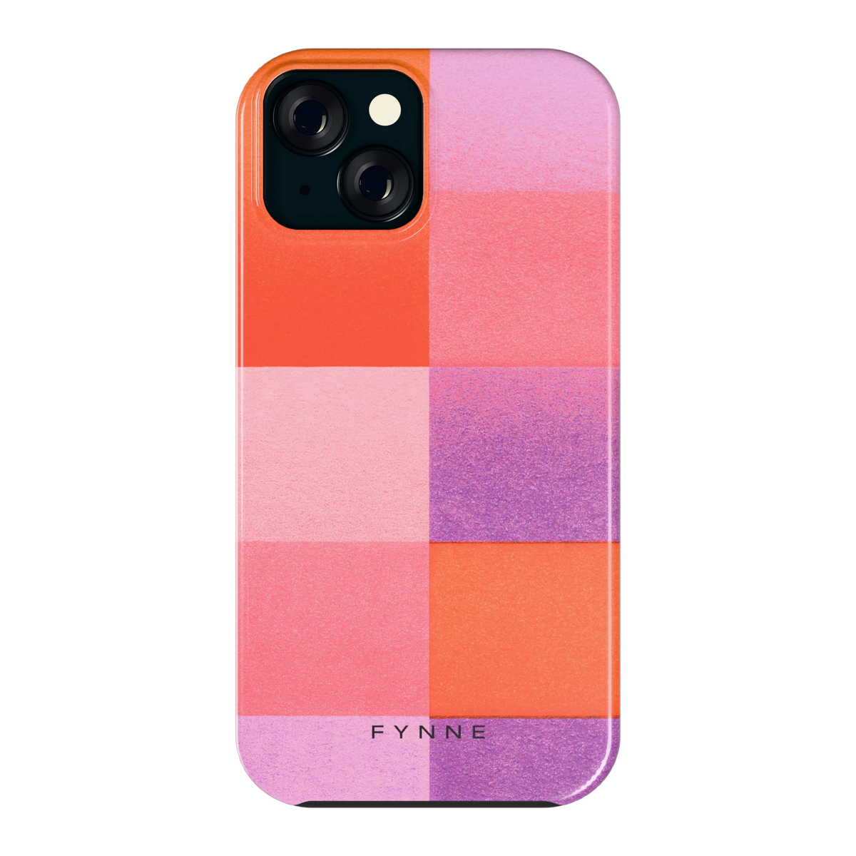 Kleurvlakken Korrel hoesje voor iPhone 15, achterkant