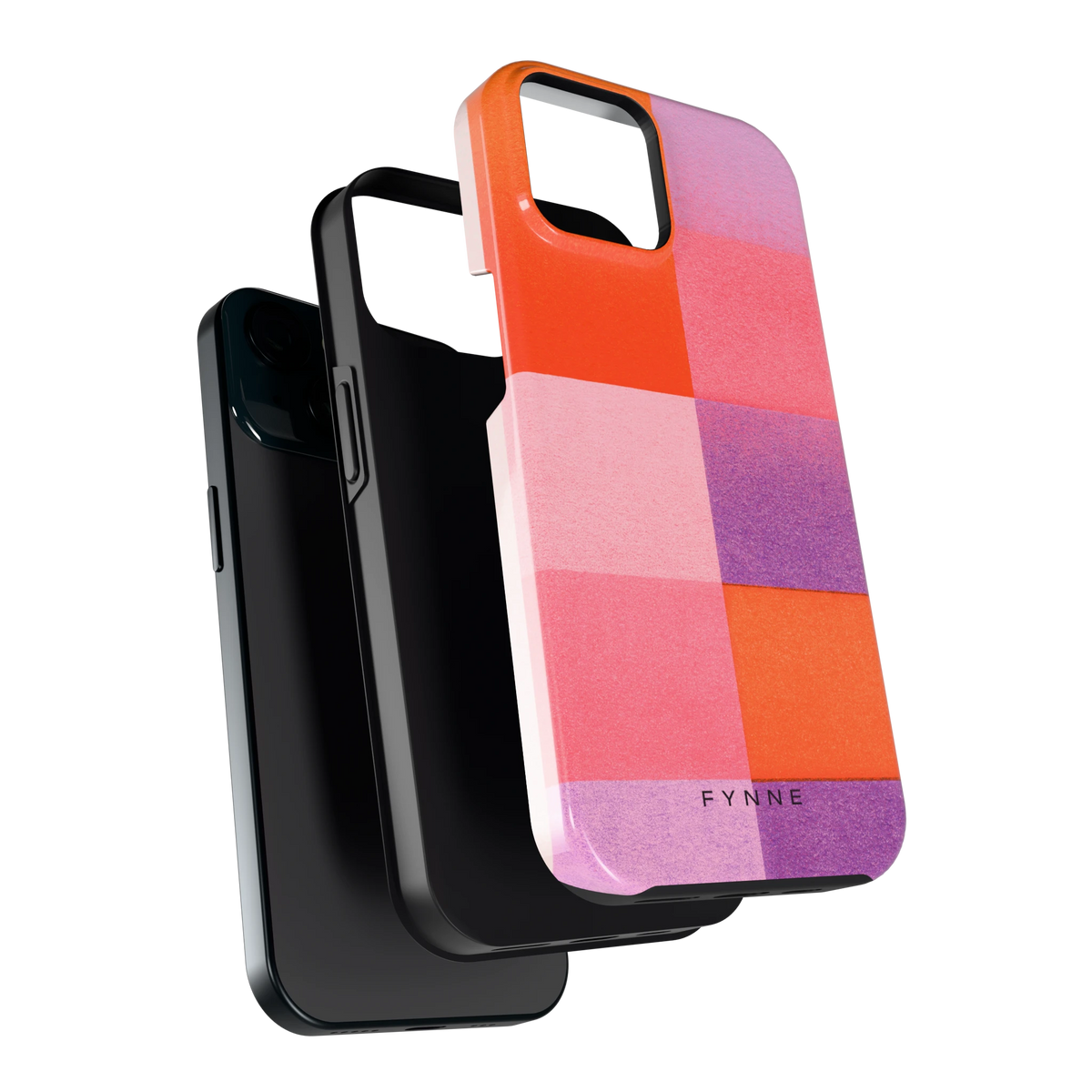 Kleurvlakken Korrel hoesje voor iPhone 15, los van de telefoon