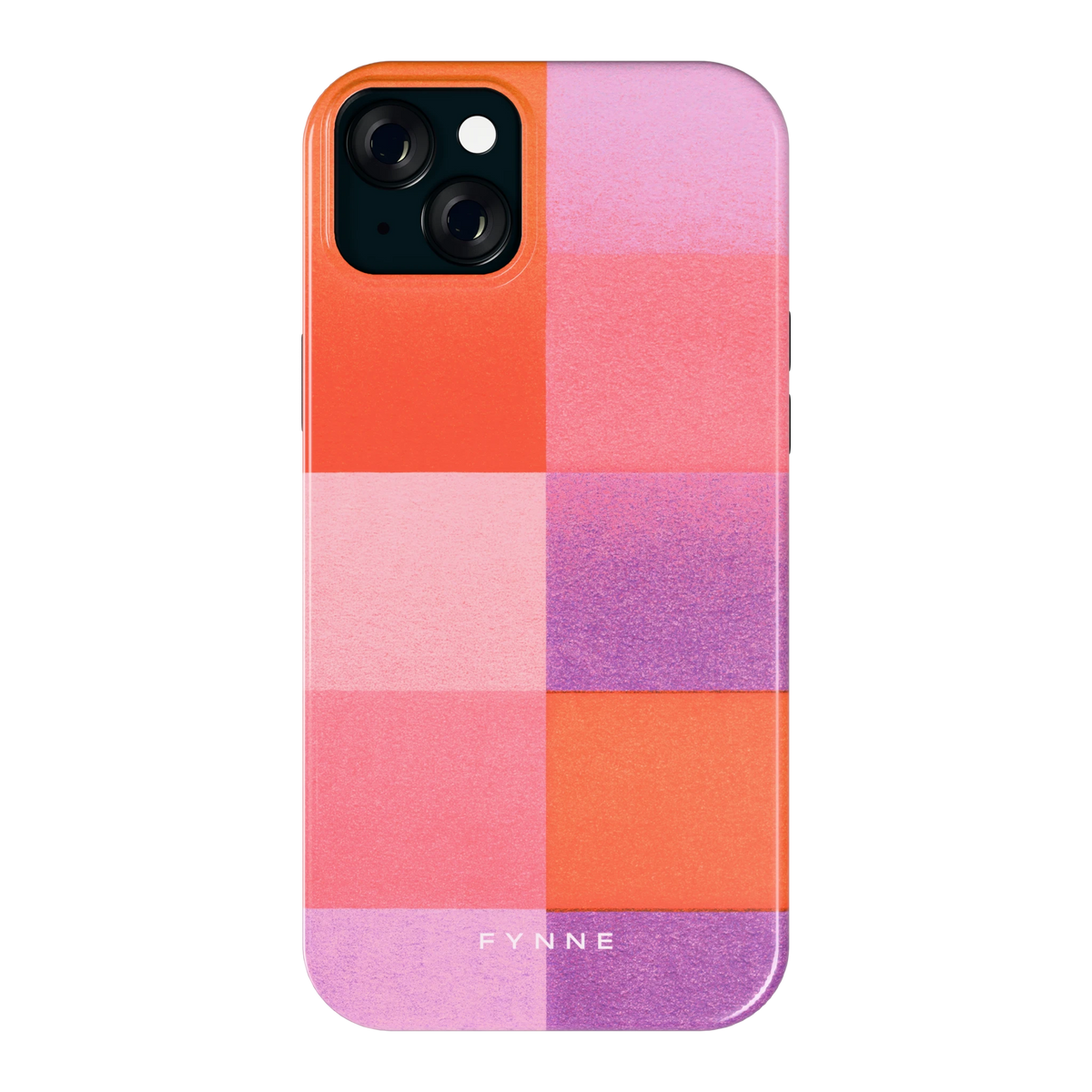 Kleurvlakken Korrel hoesje voor iPhone 15 Plus, achterkant