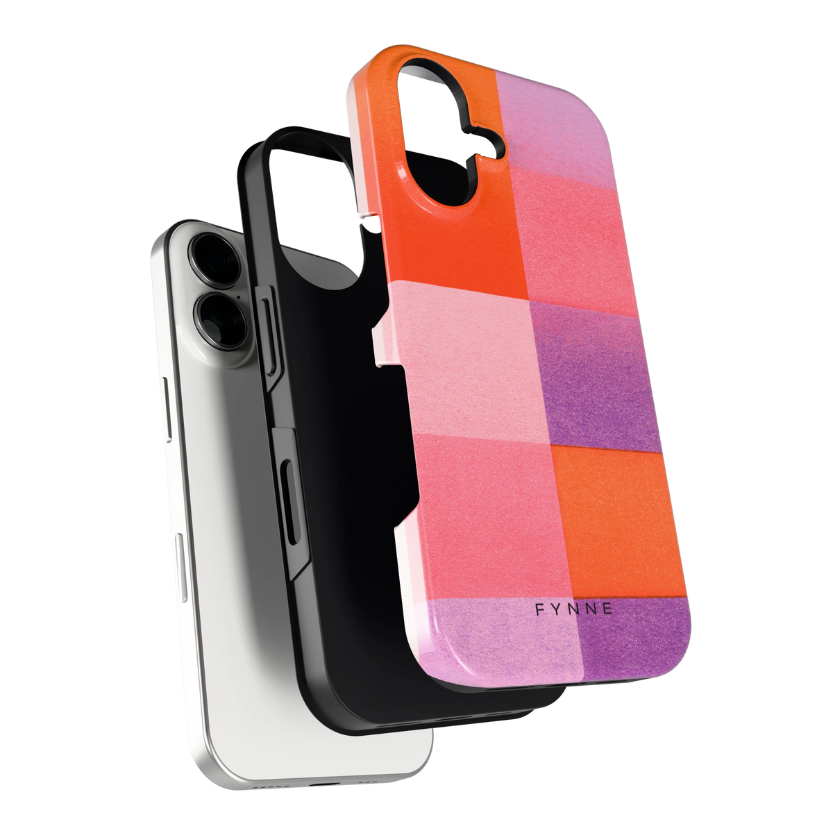 Kleurvlakken Korrel hoesje voor iPhone 16, los van de telefoon