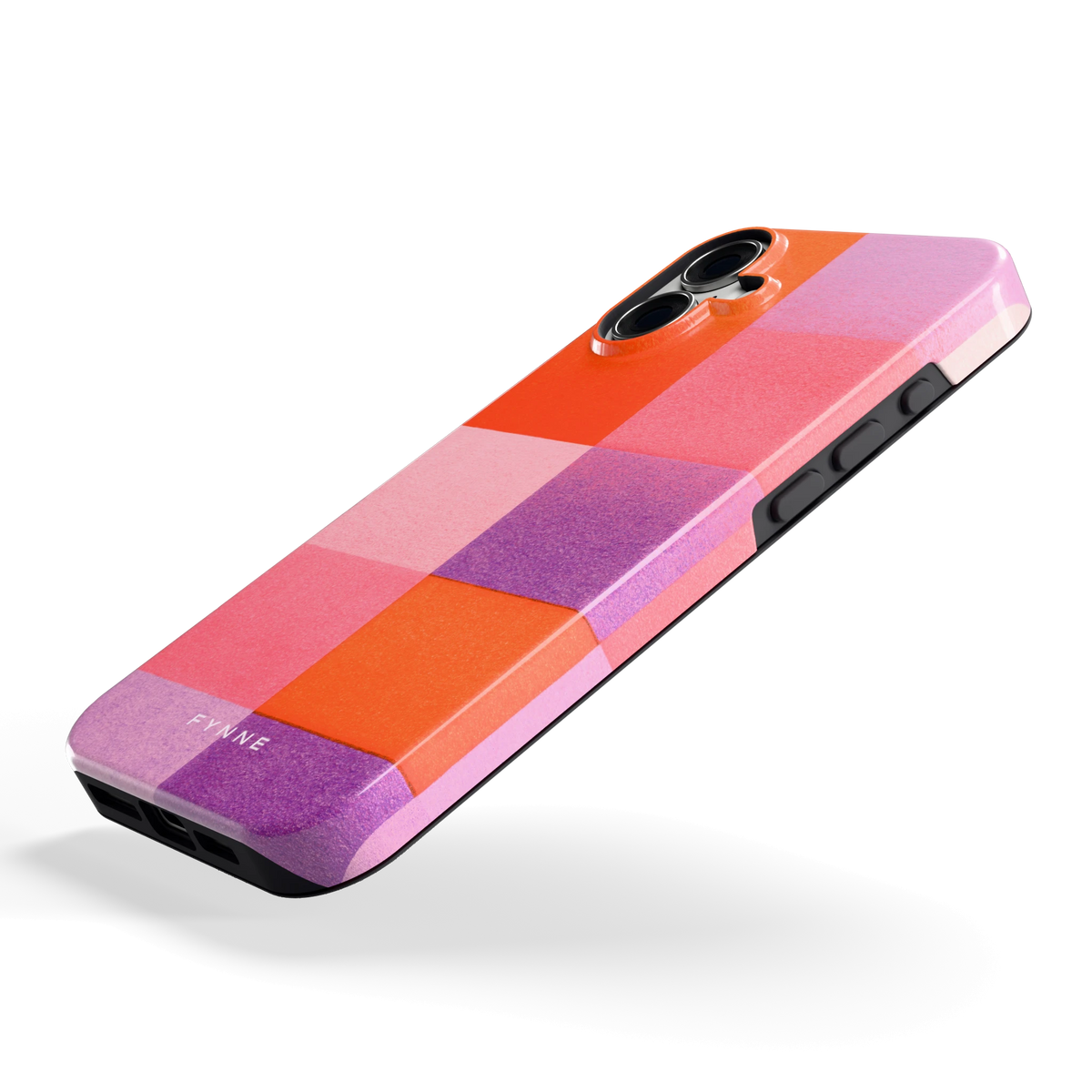 Kleurvlakken Korrel hoesje voor iPhone 16 Plus, schuin