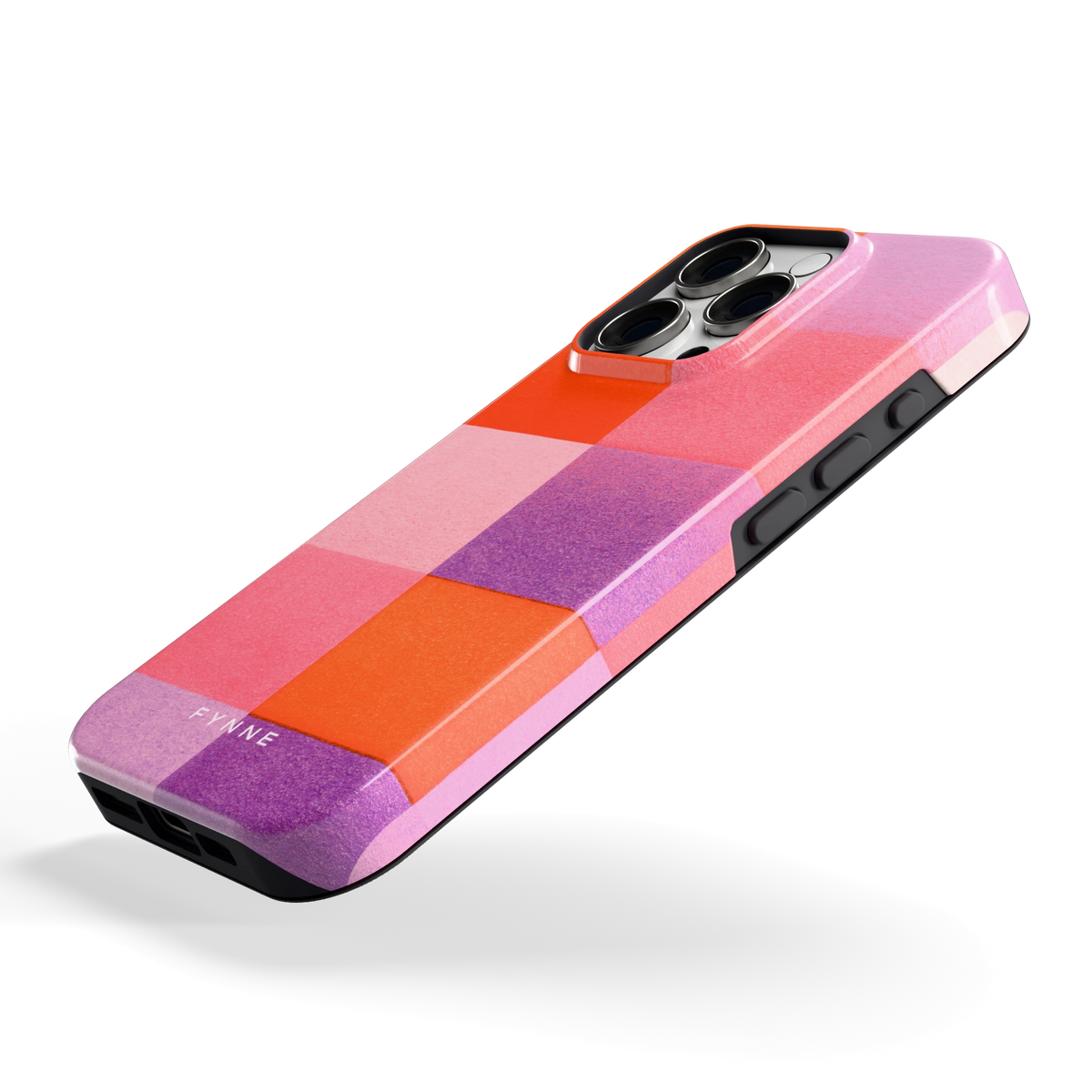 Kleurvlakken Korrel hoesje voor iPhone 16 Pro, schuin