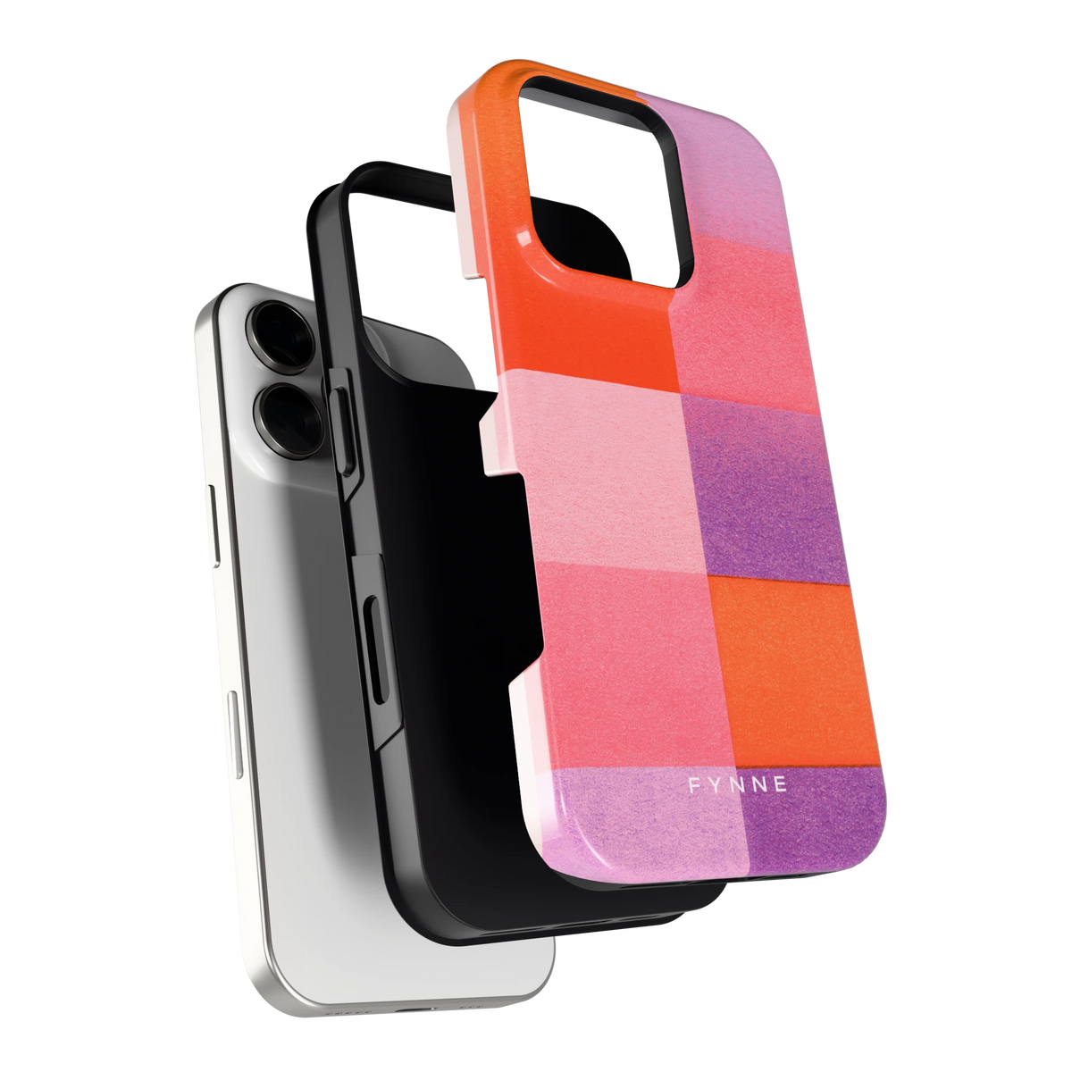 Kleurvlakken Korrel hoesje voor iPhone 16 Pro, los van de telefoon
