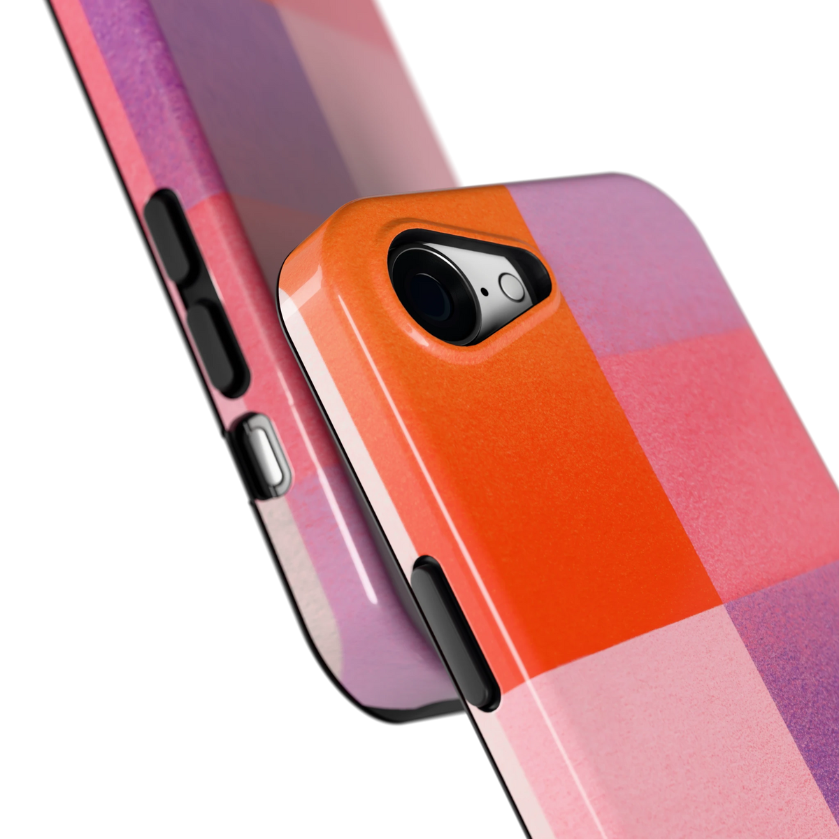 Kleurvlakken Korrel hoesje voor iPhone 16e, close-up