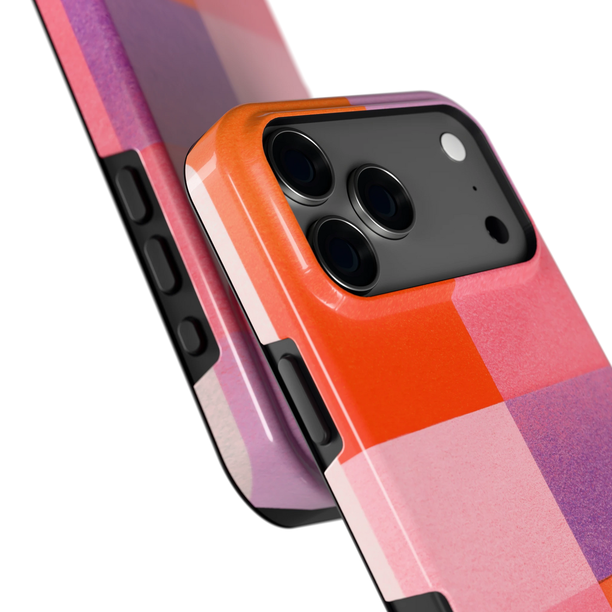 Kleurvlakken Korrel hoesje voor iPhone 17 Pro Max, close-up