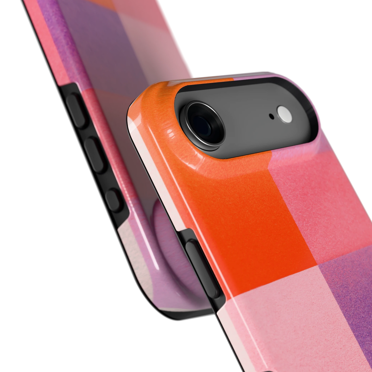 Kleurvlakken Korrel hoesje voor iPhone Air, close-up