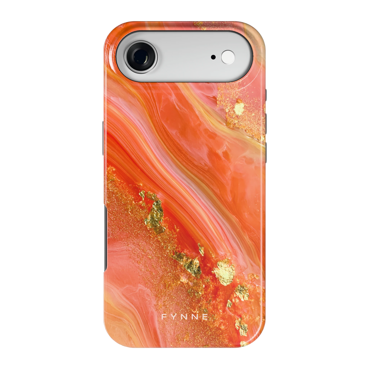 Koraal Agaat Goud hoesje voor iPhone Air, achterkant