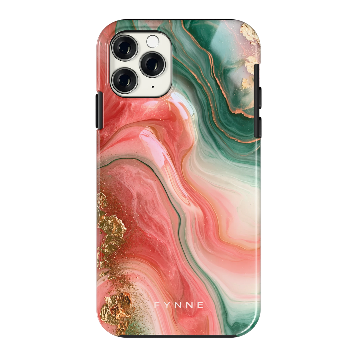 Koraal Jade Marmer hoesje voor iPhone 11 Pro, achterkant