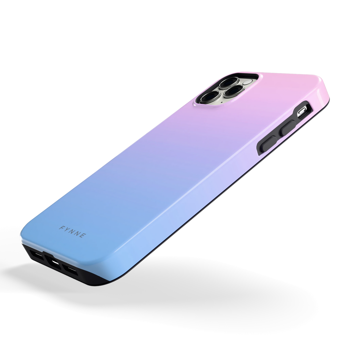 Suikerspinlucht hoesje voor iPhone 11 Pro Max, schuin