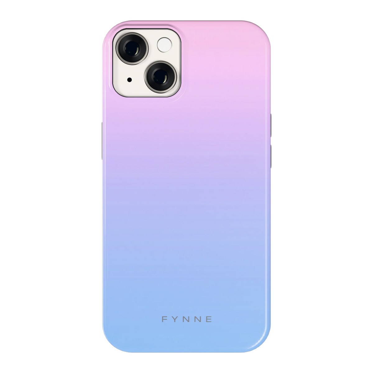 Suikerspinlucht hoesje voor iPhone 14, achterkant