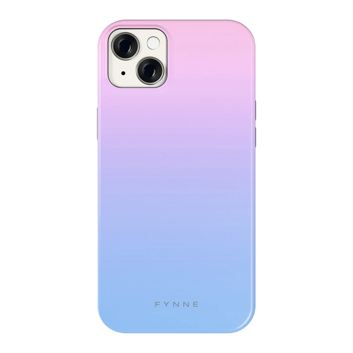 Suikerspinlucht hoesje voor iPhone 14 Plus, achterkant