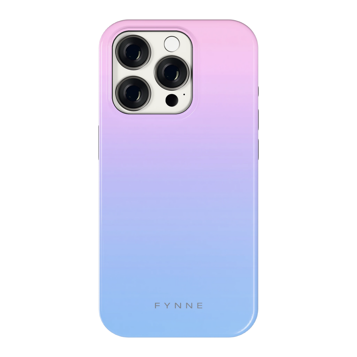 Suikerspinlucht hoesje voor iPhone 15 Pro, achterkant