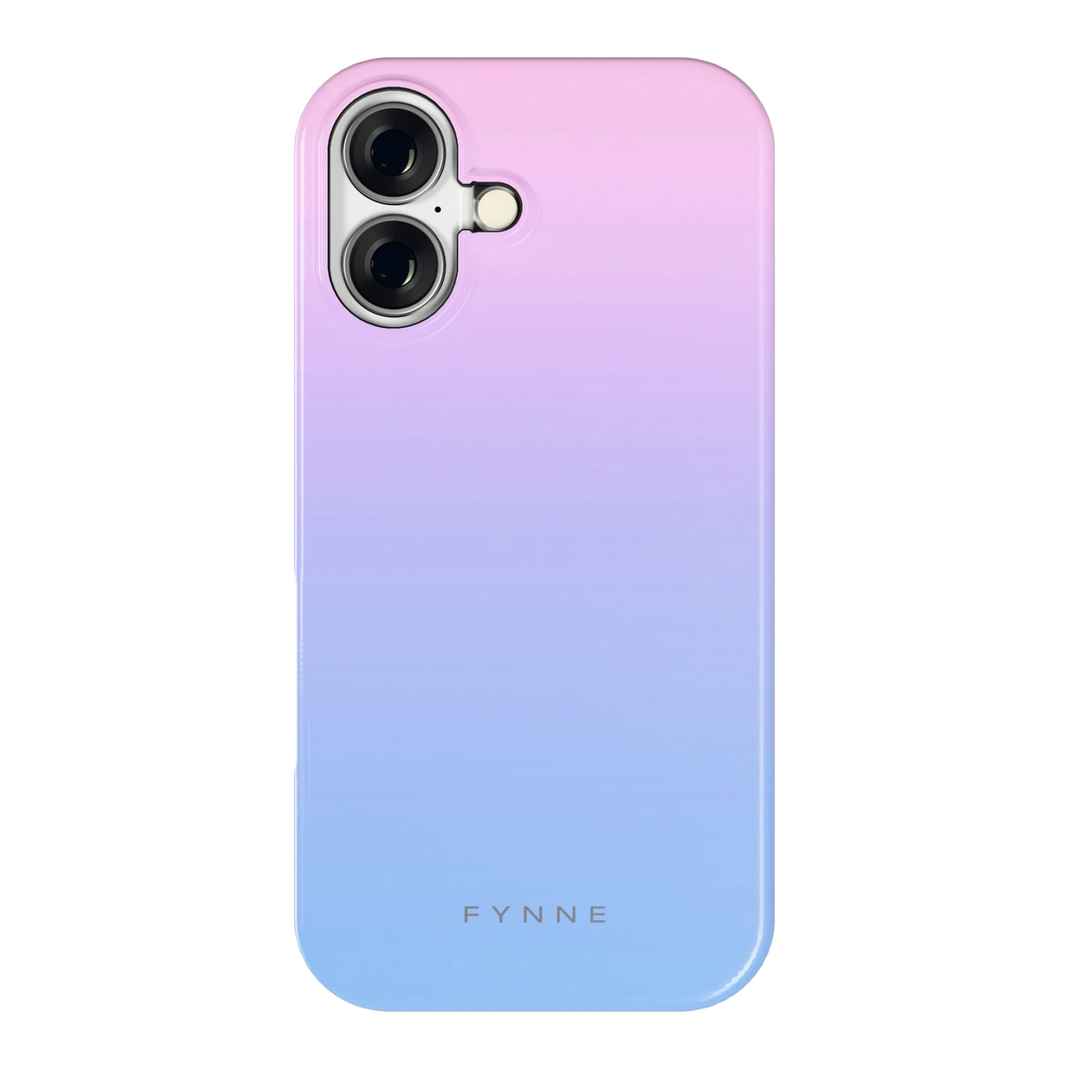 Suikerspinlucht hoesje voor iPhone 16, achterkant