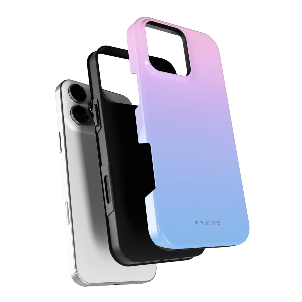 Suikerspinlucht hoesje voor iPhone 16 Pro Max, los van de telefoon