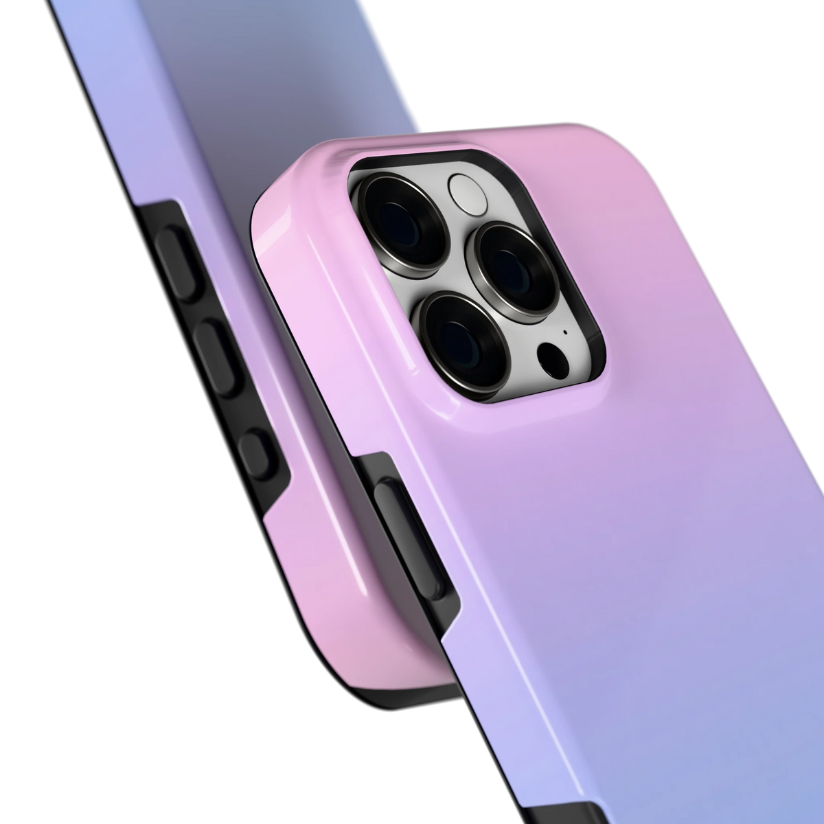 Suikerspinlucht hoesje voor iPhone 16 Pro Max, close-up