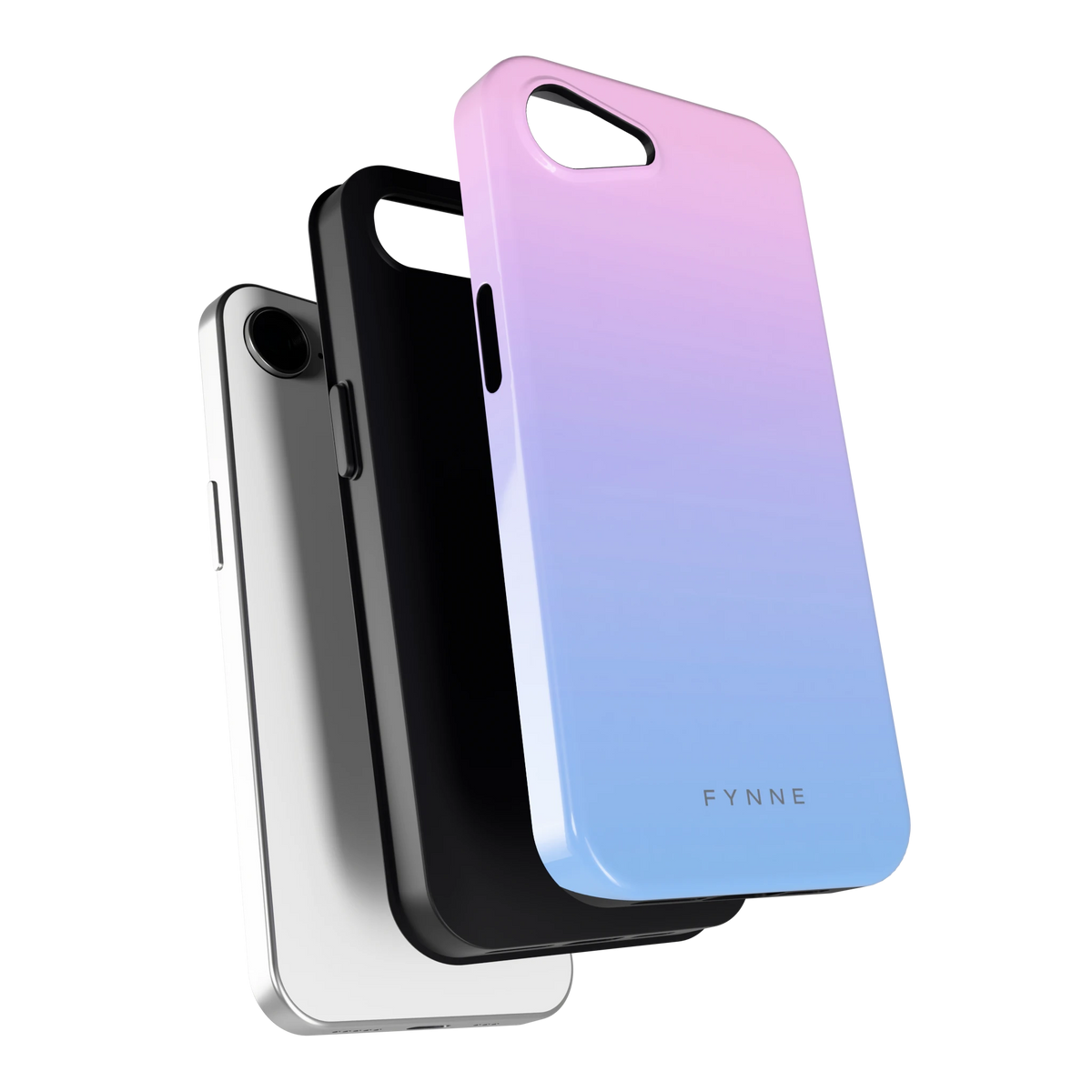 Suikerspinlucht hoesje voor iPhone 16e, los van de telefoon