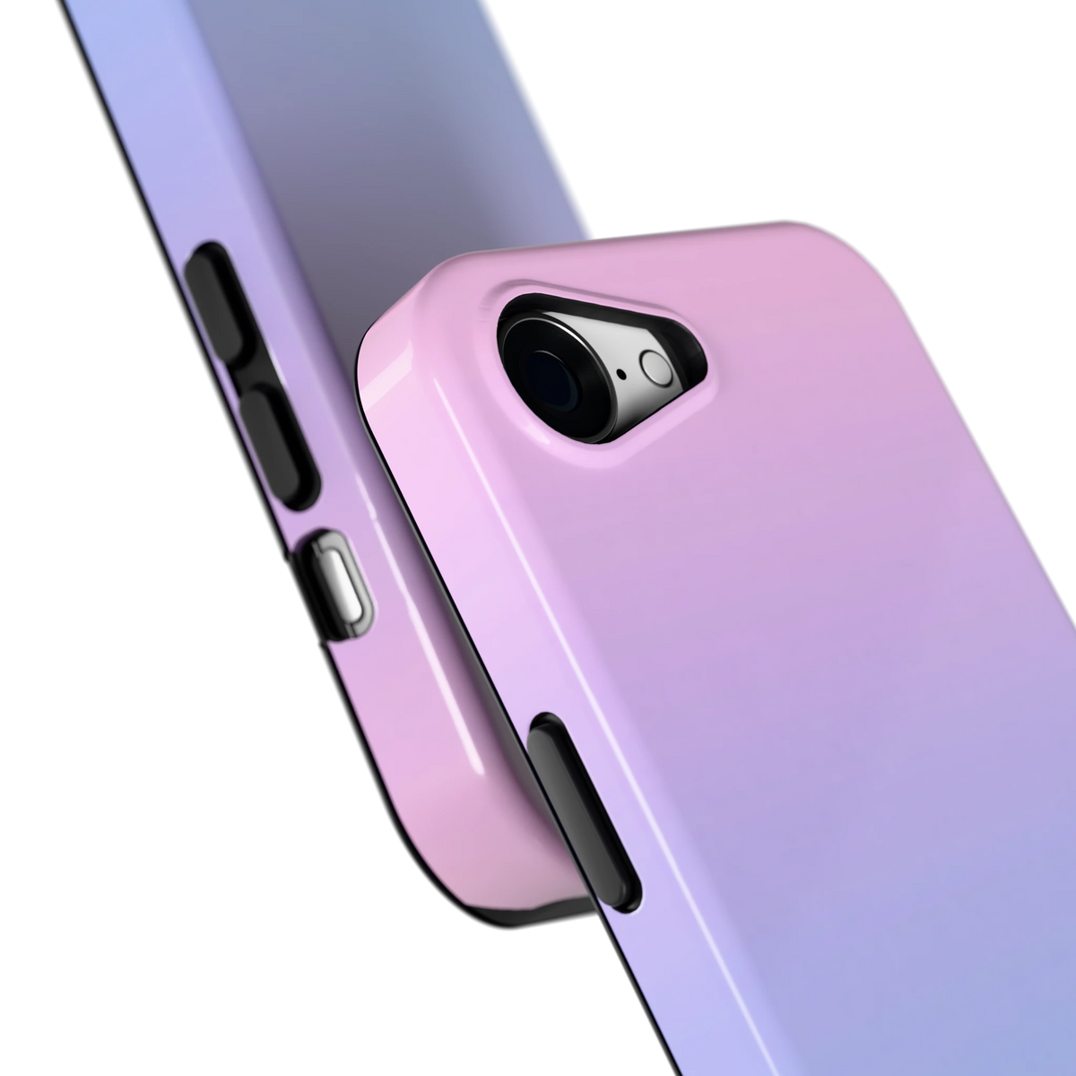Suikerspinlucht hoesje voor iPhone 16e, close-up