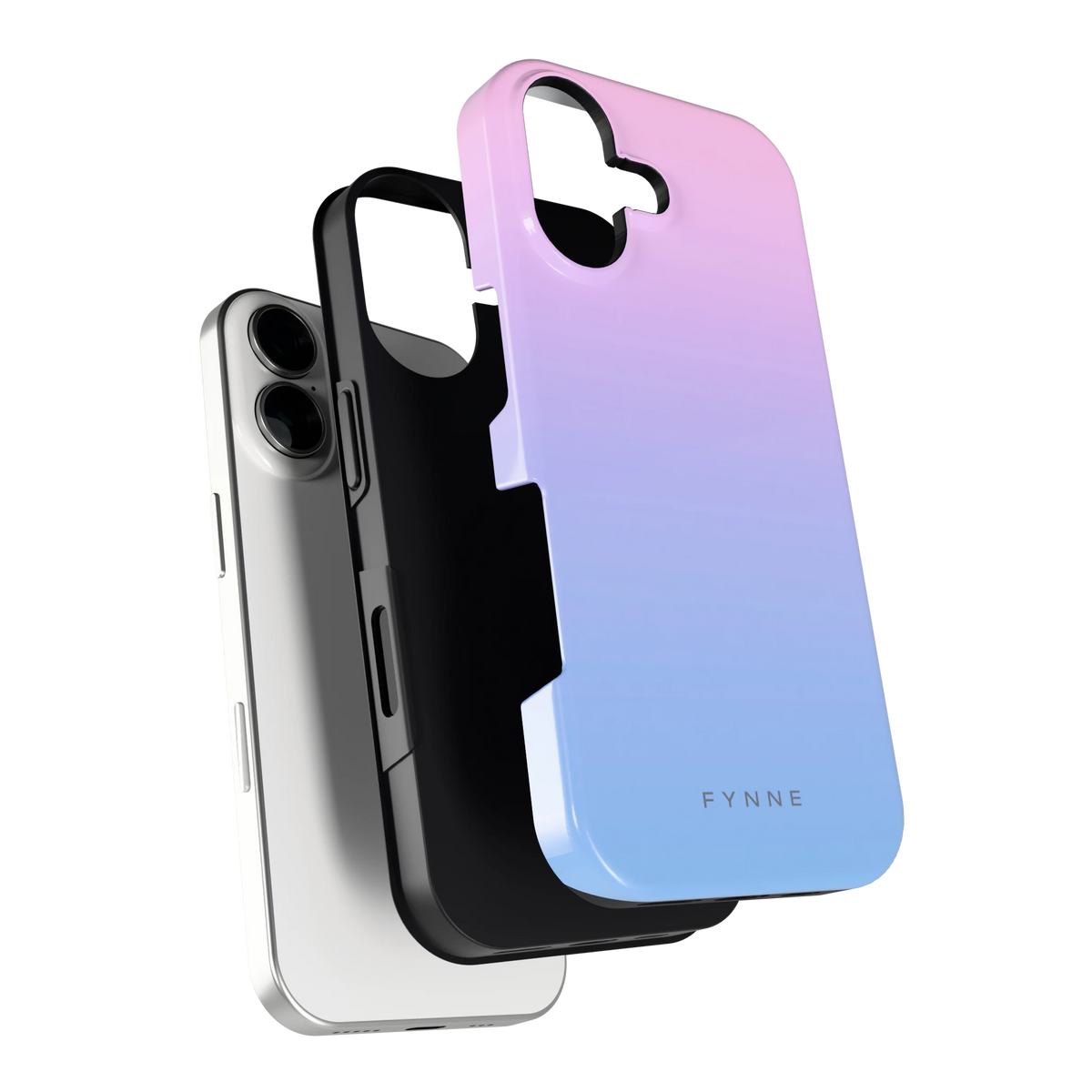 Suikerspinlucht hoesje voor iPhone 17, los van de telefoon